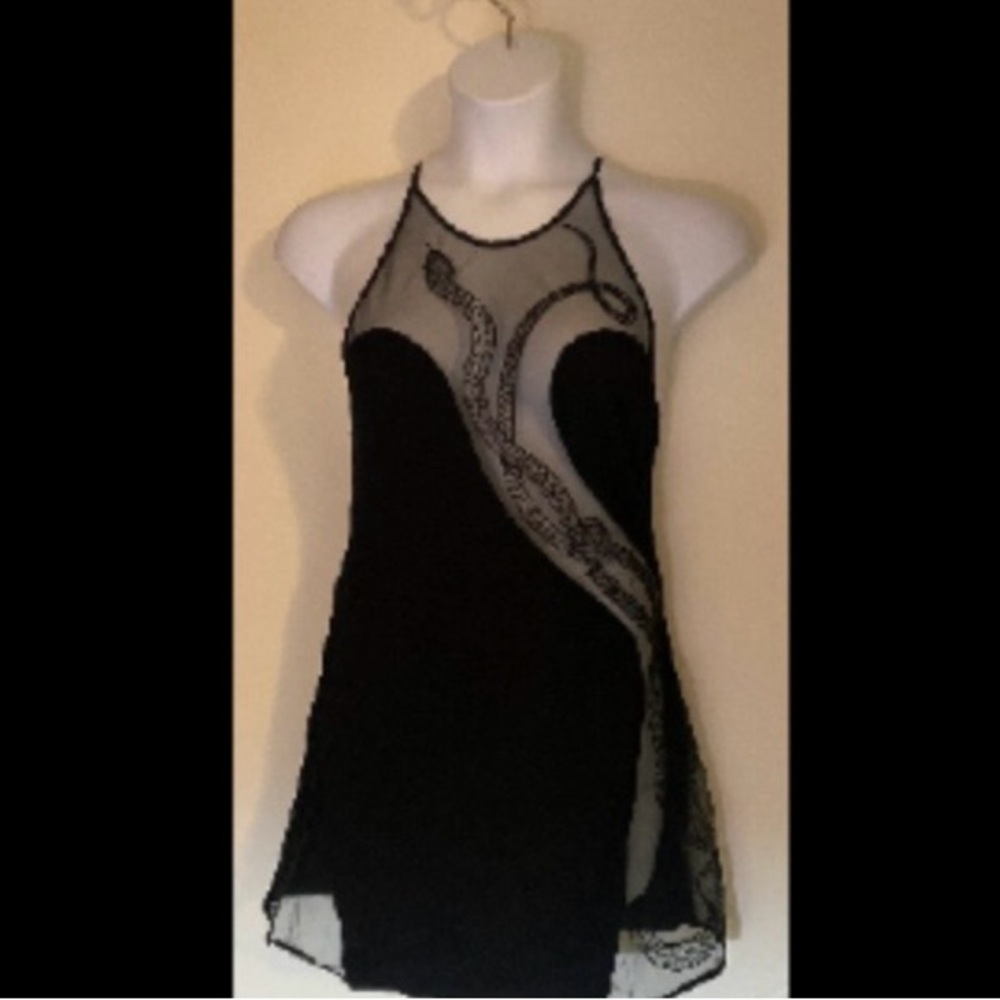 Elegant Black Medusa Slip by Thistle & Spire NWT - Picture 2 of 4